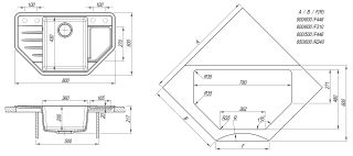 Кухонная мойка Dr. Gans Рио графит